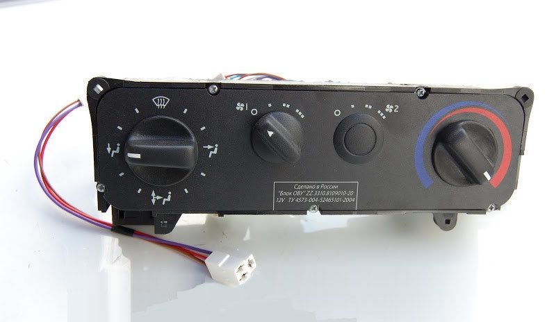 купить Блок управления отопителем ГАЗ-3310, 3302 нов. панель 3-х местн / ГАЗ